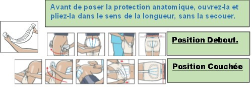 Pose protection anatomique debout couche